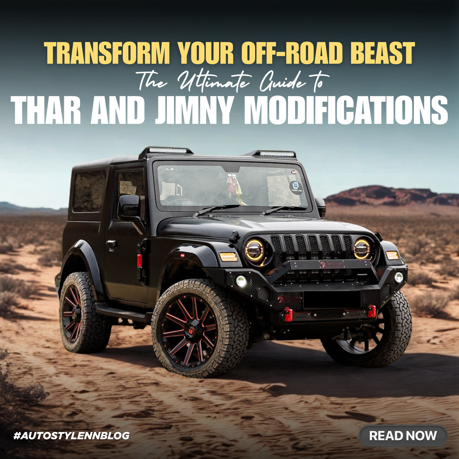 The Ultimate Guide to Thar and Jimny Modifications