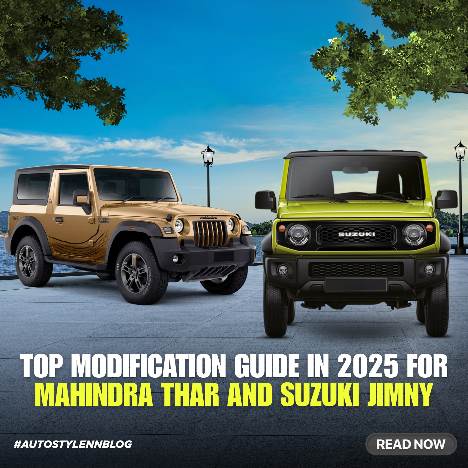Top Modification Guide In 2025 for Mahindra Thar and Suzuki Jimny
