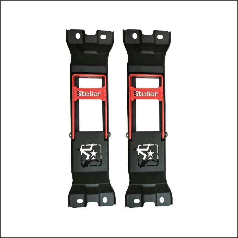 Mahindra Thar Roxx Door Hinge Step Combined Red & Black (V3)